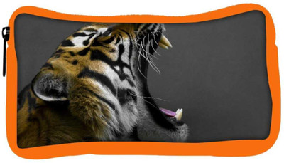 

Snoogg Eco Friendly Canvas Tiger Roar Designer Student Pen Pencil Case Coin Purse Pouch Cosmetic Makeup Bag (ORANGE) Pouch(Multicolor)