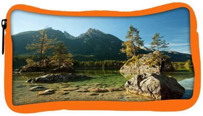 

Snoogg Eco Friendly Canvas Rocks In The River Designer Student Pen Pencil Case Coin Purse Pouch Cosmetic Makeup Bag (ORANGE) Pouch(Multicolor)