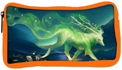 

Snoogg Eco Friendly Canvas Mysterious Deer Designer Student Pen Pencil Case Coin Purse Pouch Cosmetic Makeup Bag (ORANGE) Pouch(Multicolor)