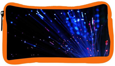 

Snoogg Eco Friendly Canvas Fiber Optics Student Pen Pencil Case Coin Purse Pouch Cosmetic Makeup Bag (ORANGE) Pouch(Multicolor)