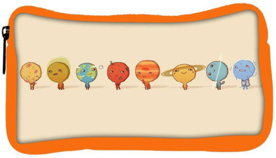 

Snoogg Eco Friendly Canvas Nine Planets Designer Student Pen Pencil Case Coin Purse Pouch Cosmetic Makeup Bag (ORANGE) Pouch(Multicolor)