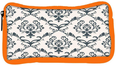 

Snoogg Eco Friendly Canvas Blue Pattern Designer Student Pen Pencil Case Coin Purse Pouch Cosmetic Makeup Bag (ORANGE) Pouch(Multicolor)