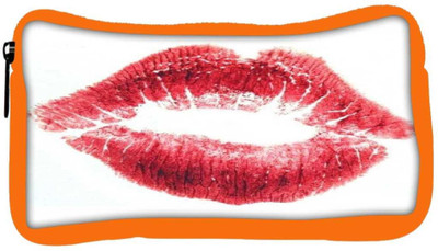 

Snoogg Eco Friendly Canvas Red Lips Kiss Student Pen Pencil Case Coin Purse Pouch Cosmetic Makeup Bag (ORANGE) Pouch(Multicolor)