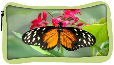 

Snoogg Eco Friendly Canvas Dragon Butterfly Designer Student Pen Pencil Case Coin Purse Pouch Cosmetic Makeup Bag (GREEN) Pouch(Multicolor)
