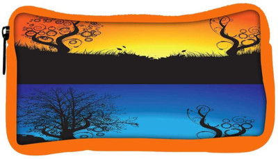 

Snoogg Eco Friendly Canvas Abstract Tree Background Student Pen Pencil Case Coin Purse Pouch Cosmetic Makeup Bag (ORANGE) Pouch(Multicolor)