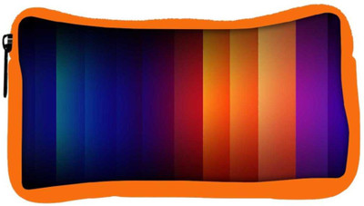 

Snoogg Eco Friendly Canvas Multicolor Rays Designer Student Pen Pencil Case Coin Purse Pouch Cosmetic Makeup Bag (ORANGE) Pouch(Multicolor)