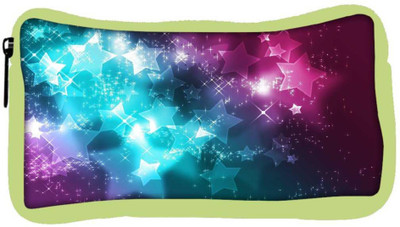 

Snoogg Eco Friendly Canvas Shiney Stars Designer Student Pen Pencil Case Coin Purse Pouch Cosmetic Makeup Bag (GREEN) Pouch(Multicolor)