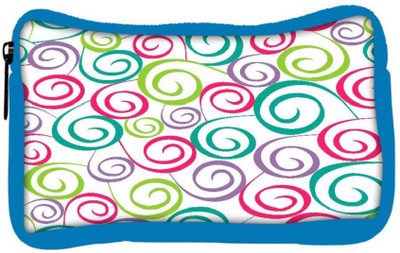 

Snoogg Eco Friendly Canvas Colorful Pattern Amazed Designer Student Pen Pencil Case Coin Purse Pouch Cosmetic Makeup Bag (BLUE) Pouch(Multicolor)