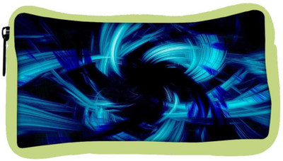 

Snoogg Eco Friendly Canvas Abstract Blue Smoke Designer Student Pen Pencil Case Coin Purse Pouch Cosmetic Makeup Bag (GREEN) Pouch(Multicolor)