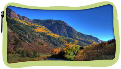 

Snoogg Eco Friendly Canvas Blossom Autumn Designer Student Pen Pencil Case Coin Purse Pouch Cosmetic Makeup Bag (GREEN) Pouch(Multicolor)