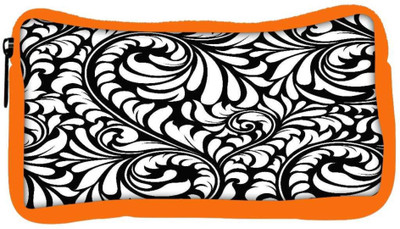 

Snoogg Eco Friendly Canvas White Leaves Designer Student Pen Pencil Case Coin Purse Pouch Cosmetic Makeup Bag (ORANGE) Pouch(Multicolor)