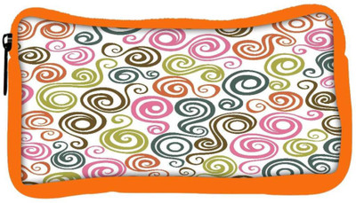 

Snoogg Eco Friendly Canvas Cream Pattern Design Designer Student Pen Pencil Case Coin Purse Pouch Cosmetic Makeup Bag (ORANGE) Pouch(Multicolor)