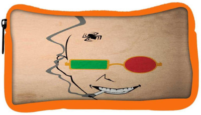 

Snoogg Eco Friendly Canvas Naughty Minimal Student Pen Pencil Case Coin Purse Pouch Cosmetic Makeup Bag (ORANGE) Pouch(Multicolor)