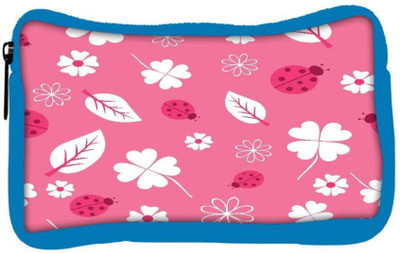 

Snoogg Eco Friendly Canvas White Flower Designer Student Pen Pencil Case Coin Purse Pouch Cosmetic Makeup Bag (BLUE) Pouch(Multicolor)