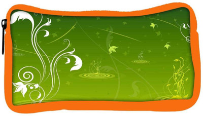 

Snoogg Eco Friendly Canvas Abstract Green Design Designer Student Pen Pencil Case Coin Purse Pouch Cosmetic Makeup Bag (ORANGE) Pouch(Multicolor)