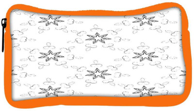 

Snoogg Eco Friendly Canvas Stars Glowing Designer Student Pen Pencil Case Coin Purse Pouch Cosmetic Makeup Bag (ORANGE) Pouch(Multicolor)