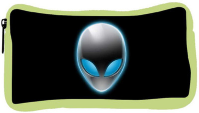 

Snoogg Eco Friendly Canvas Alien Mask Designer Student Pen Pencil Case Coin Purse Pouch Cosmetic Makeup Bag (GREEN) Pouch(Multicolor)
