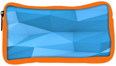 

Snoogg Eco Friendly Canvas Blue Polygon 2757 Student Pen Pencil Case Coin Purse Pouch Cosmetic Makeup Bag (ORANGE) Pouch(Multicolor)