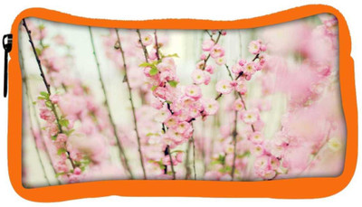 

Snoogg Eco Friendly Canvas White Flowers Designer Student Pen Pencil Case Coin Purse Pouch Cosmetic Makeup Bag (ORANGE) Pouch(Multicolor)
