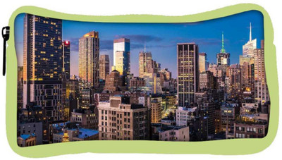 

Snoogg Eco Friendly Canvas Abstract Tall Buildings Designer Student Pen Pencil Case Coin Purse Pouch Cosmetic Makeup Bag (GREEN) Pouch(Multicolor)