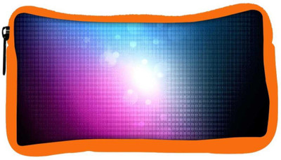 

Snoogg Eco Friendly Canvas Pink And Blue Pattern Design Designer Student Pen Pencil Case Coin Purse Pouch Cosmetic Makeup Bag (ORANGE) Pouch(Multicolor)
