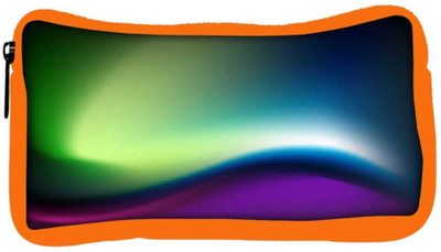 

Snoogg Eco Friendly Canvas Green And Blue Design Designer Student Pen Pencil Case Coin Purse Pouch Cosmetic Makeup Bag (ORANGE) Pouch(Multicolor)