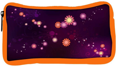 

Snoogg Eco Friendly Canvas Abstract Small Flower Designer Student Pen Pencil Case Coin Purse Pouch Cosmetic Makeup Bag (ORANGE) Pouch(Multicolor)