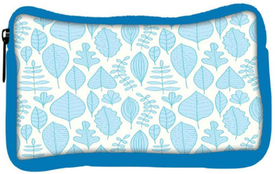 

Snoogg Eco Friendly Canvas Blue Leaves Designer Student Pen Pencil Case Coin Purse Pouch Cosmetic Makeup Bag (BLUE) Pouch(Multicolor)