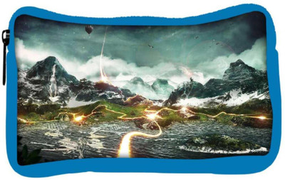 

Snoogg Eco Friendly Canvas Animated Nature View Designer Student Pen Pencil Case Coin Purse Pouch Cosmetic Makeup Bag (BLUE) Pouch(Multicolor)