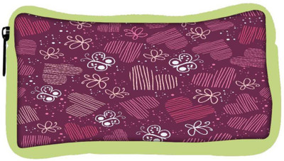 

Snoogg Eco Friendly Canvas Multicolor Heart And Butterfly Designer Student Pen Pencil Case Coin Purse Pouch Cosmetic Makeup Bag (GREEN) Pouch(Multicolor)