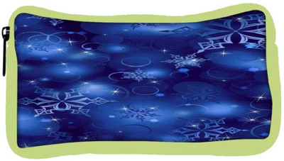 

Snoogg Eco Friendly Canvas Snowflakes 2699 Student Pen Pencil Case Coin Purse Pouch Cosmetic Makeup Bag (GREEN) Pouch(Multicolor)