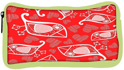 

Snoogg Eco Friendly Canvas White Birds Red Pattern Designer Student Pen Pencil Case Coin Purse Pouch Cosmetic Makeup Bag (GREEN) Pouch(Multicolor)