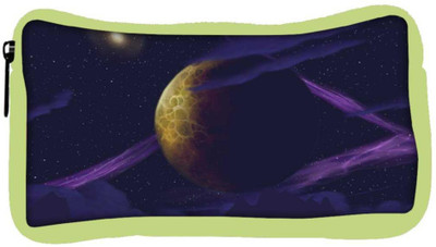 

Snoogg Eco Friendly Canvas Purple Galaxy Designer Student Pen Pencil Case Coin Purse Pouch Cosmetic Makeup Bag (GREEN) Pouch(Multicolor)