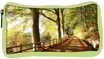 

Snoogg Eco Friendly Canvas Walking Pathway Designer Student Pen Pencil Case Coin Purse Pouch Cosmetic Makeup Bag (GREEN) Pouch(Multicolor)