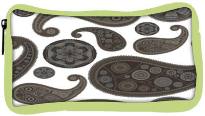 

Snoogg Eco Friendly Canvas Grey Pattern Designer Student Pen Pencil Case Coin Purse Pouch Cosmetic Makeup Bag (GREEN) Pouch(Multicolor)