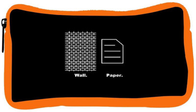 

Snoogg Eco Friendly Canvas Wallpaper Designer Student Pen Pencil Case Coin Purse Pouch Cosmetic Makeup Bag (ORANGE) Pouch(Multicolor)