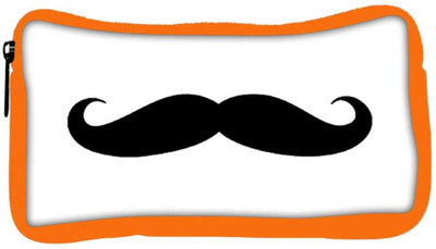 

Snoogg Eco Friendly Canvas I Mustache You White Student Pen Pencil Case Coin Purse Pouch Cosmetic Makeup Bag (ORANGE) Pouch(Multicolor)