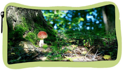 

Snoogg Eco Friendly Canvas Colorful Mushroom Designer Student Pen Pencil Case Coin Purse Pouch Cosmetic Makeup Bag (GREEN) Pouch(Multicolor)
