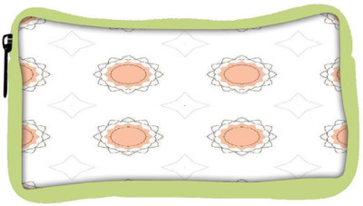 

Snoogg Eco Friendly Canvas Abstract Cream White Pattern Designer Student Pen Pencil Case Coin Purse Pouch Cosmetic Makeup Bag (GREEN) Pouch(Multicolor)
