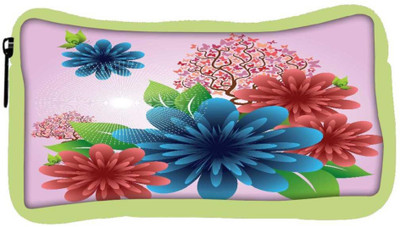 

Snoogg Eco Friendly Canvas Spring Flowers Student Pen Pencil Case Coin Purse Pouch Cosmetic Makeup Bag (GREEN) Pouch(Multicolor)