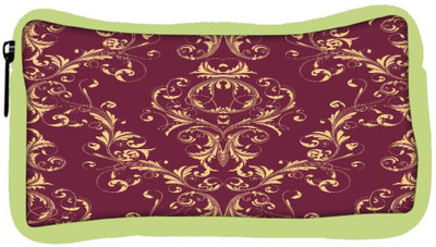 

Snoogg Eco Friendly Canvas Cream Pattern Brown Designer Student Pen Pencil Case Coin Purse Pouch Cosmetic Makeup Bag (GREEN) Pouch(Multicolor)