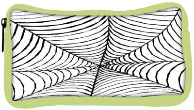 

Snoogg Eco Friendly Canvas Black Spider Web Designer Student Pen Pencil Case Coin Purse Pouch Cosmetic Makeup Bag (GREEN) Pouch(Multicolor)