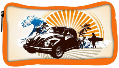 

Snoogg Eco Friendly Canvas Vintage Car Designer Student Pen Pencil Case Coin Purse Pouch Cosmetic Makeup Bag (ORANGE) Pouch(Multicolor)