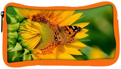 

Snoogg Eco Friendly Canvas Butterfly In Yellow Flower Designer Student Pen Pencil Case Coin Purse Pouch Cosmetic Makeup Bag (ORANGE) Pouch(Multicolor)