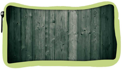 

Snoogg Eco Friendly Canvas Wood Boards Designer Student Pen Pencil Case Coin Purse Pouch Cosmetic Makeup Bag (GREEN) Pouch(Multicolor)
