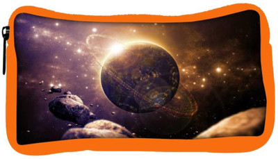 

Snoogg Eco Friendly Canvas Abstract Planet Designer Student Pen Pencil Case Coin Purse Pouch Cosmetic Makeup Bag (ORANGE) Pouch(Multicolor)