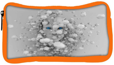 

Snoogg Eco Friendly Canvas Cyborg Surrounded By Hexahedron 2616 Student Pen Pencil Case Coin Purse Pouch Cosmetic Makeup Bag (ORANGE) Pouch(Multicolor)