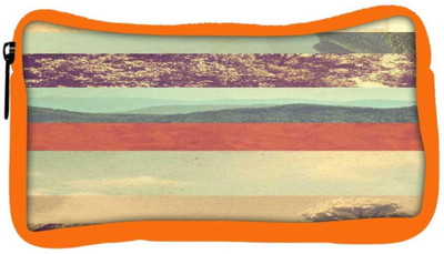 

Snoogg Eco Friendly Canvas Travel Story Student Pen Pencil Case Coin Purse Pouch Cosmetic Makeup Bag (ORANGE) Pouch(Multicolor)