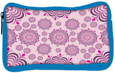 

Snoogg Eco Friendly Canvas Pink Pattern Designer Student Pen Pencil Case Coin Purse Pouch Cosmetic Makeup Bag (BLUE) Pouch(Multicolor)
