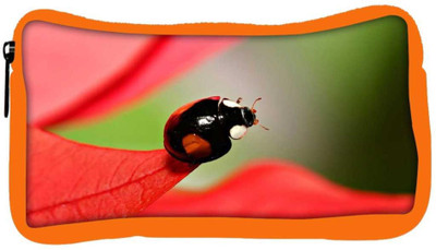 

Snoogg Eco Friendly Canvas Beatel On Red Leaves Designer Student Pen Pencil Case Coin Purse Pouch Cosmetic Makeup Bag (ORANGE) Pouch(Multicolor)